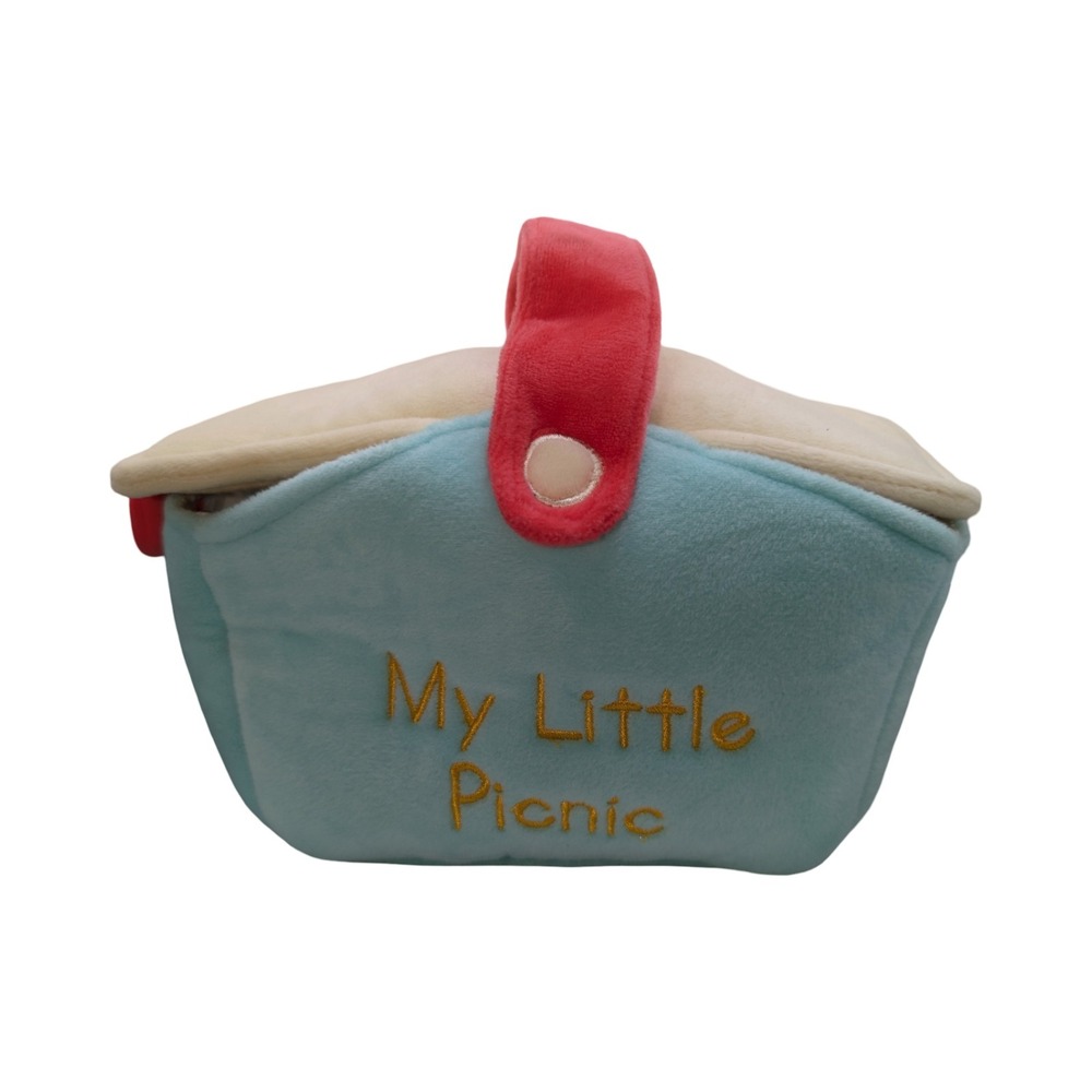 Baby GUND My Little Picnic Playset Plush Soft Food Basket Complete 605015